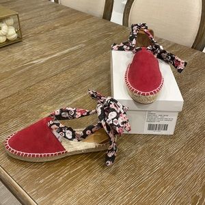 Anthropologie Lace-Up Espadrille